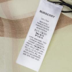 مملوكة مسبقًا وشاح بربري حرير صوف أخضر فسدقي كاروهات