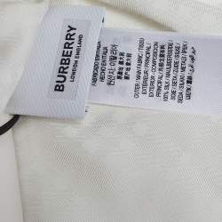 Burberry Navy Archive Society Print Silk Chignon