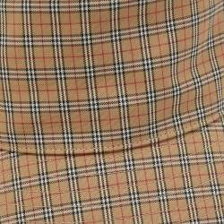 Burberry Beige Micro Check Bucket Hat S
