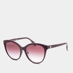 Pre Owned Burberry Bordeaux Betty Womens' Sunglasses 57mm