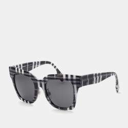 Burberry Check White/Black Kitty Women's Sunglasses 51mm