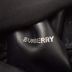 Burberry Black Nylon Water Bottle Holder Strap Pouch