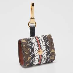 Burberry Multicolor TB-Print Coated Canvas and Leather AirPod Pro Case