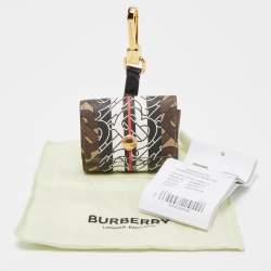 Burberry Multicolor TB-Print Coated Canvas and Leather AirPod Pro Case