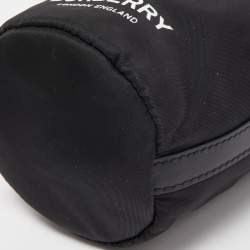Pre Owned Burberry Black Nylon Logo Water Bottle Holder