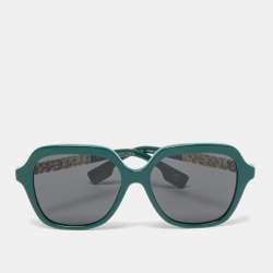 Burberry Green/Black Joni B4389 Square Sunglasses