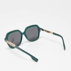 Burberry Green/Black Joni B4389 Square Sunglasses