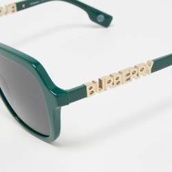 Burberry Green/Black Joni B4389 Square Sunglasses
