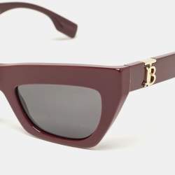 Pre Owned Burberry Black B4405 Cat Eye Sunglasses