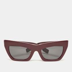 Pre Owned Burberry Black B4405 Cat Eye Sunglasses