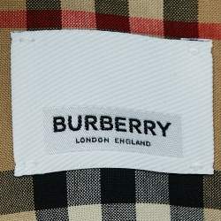 Pre Owned Burberry Honey Brown Cotton Islington Trench Coat XL