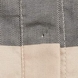 Burberry Beige House Check Stretch Cotton Button Front Shirt M