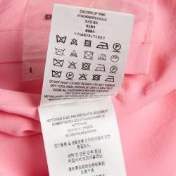 Pre Owned Burberry Bubblegum Pink Silk Joyce Dress S