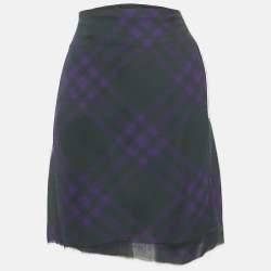 Burberry Black Macrame Lace Midi Pencil Skirt M Burberry | TLC