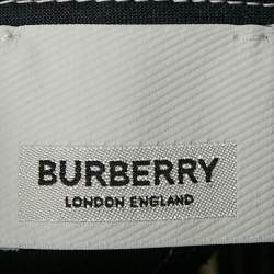 Pre Owned Burberry Blue Denim and Mesh Bustier Corset Top M