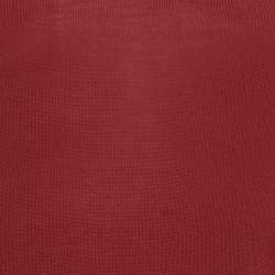 Pre Owned Burberry Red Merino Wool Knit Elbow Patch Sweater XS