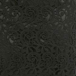 Pre Owned Burberry Black Lace Pencil Skirt S