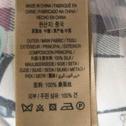 Pre Owned Burberry Multicolor Archive Scarf Print Silk Sleeveless Shirt S