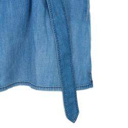 Pre Owned فستان بربري يوكي دانيم كشكشات M