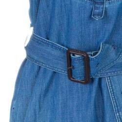 Pre Owned فستان بربري يوكي دانيم كشكشات M