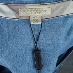 Pre Owned فستان بربري يوكي دانيم كشكشات M