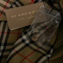Burberry Beige Vintage Check Wool Single Breasted Tailored Blazer M