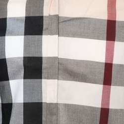 مملوكة مسبقًا Burberry Beige Vintage Check Cotton Button Front Shirt L