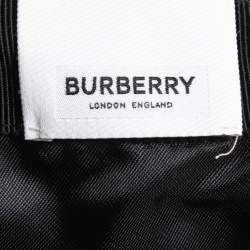 Burberry Color Block Leather Overlay Detail Short Skirt XS