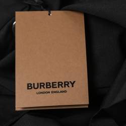 Burberry Black Mohair & Wool Pocket Detail Zohra Trousers S