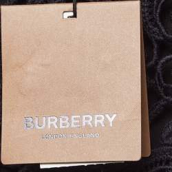 Burberry Black Lace Pencil Midi Skirt S