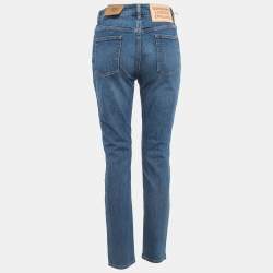 Pre Owned Burberry Blue Denim Mid-Rise Skinny Jeans M Waist 29"