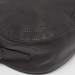 Burberry Black Leather Small Knight Shoulder Bag