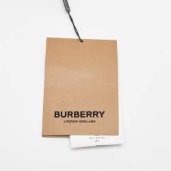 مملوكة مسبقًا Burberry Ash Blue Leather Large Pocket Messenger Bag