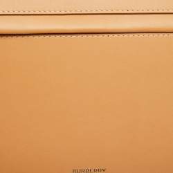 Burberry Warm Sand Leather Medium Olympia Shoulder Bag