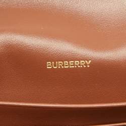 Burberry Black/White Canvas and Leather Halton Continental Wallet