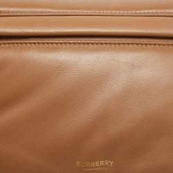 Burberry Brown Leather Small Olympia Shoulder Bag