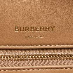 Burberry Brown Leather Small Olympia Shoulder Bag