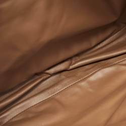 Pre Owned Burberry Beige Leather XL Olympia Shoulder Bag