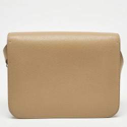 Burberry Archive Beige Leather Medium TB Shoulder Bag