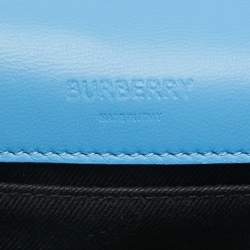 Burberry Sky Blue Quilted Leather Small Lola Chain Shoulder Bag