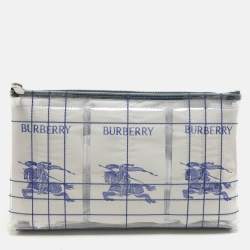 Burberry Transparent PVC EKD Label Pouch