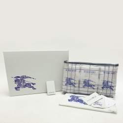 Burberry Transparent PVC EKD Label Pouch