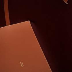 مملوكة مسبقًا Burberry Briar Brown/Black Vintage Check Canvas Large London Tote