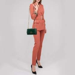 مملوكة مسبقًا حقيبة كروس بربري إبزيم تي بي جلد بني