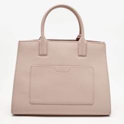 Burberry Dusky Pink Leather Mini Frances Tote 