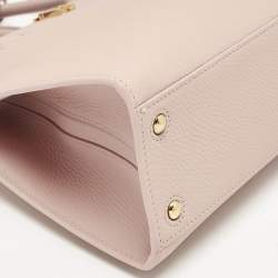Burberry Dusky Pink Leather Mini Frances Tote 