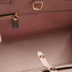 Burberry Dusky Pink Leather Mini Frances Tote 