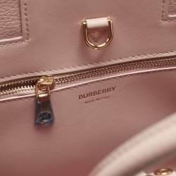 Burberry Dusky Pink Leather Mini Frances Tote 
