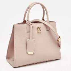 Burberry Dusky Pink Leather Mini Frances Tote 