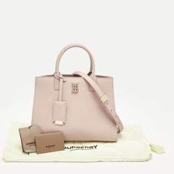 Burberry Dusky Pink Leather Mini Frances Tote 
